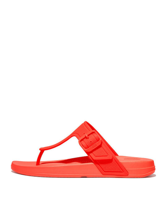 Fitflop Iqushion Flip Flops In Orange Colour