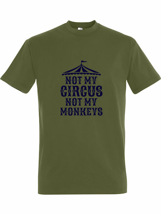 T-shirt Унисекс Not My Circus Not My Monkeys St...