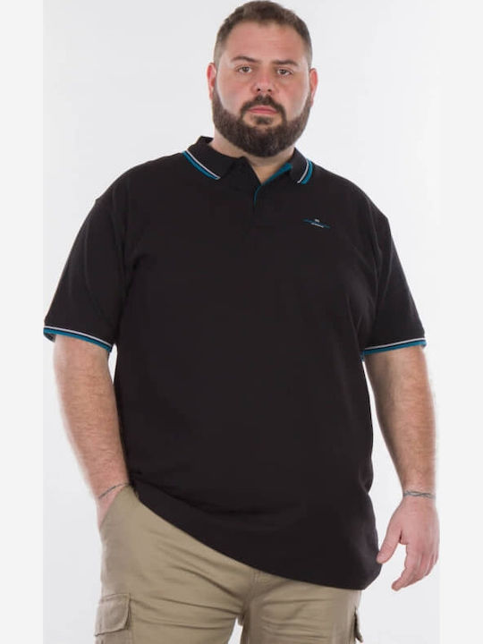 Double Polo Μπλούζα Μαύρο