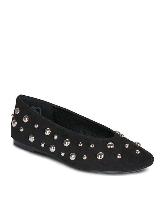 Xti Women's Ballerina Shoes in Black Colour