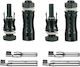 Set 4 Conectori Panou-montaj Evo2 M+f MC4 Onuvio – 1500V 30A Cutii Distribuție Trecere Panou Panouri Electrice Cablu Solar 2.5–6 Mm² Kit 2 Femelă + 2 Mascul Piuliță Garnitură O-ring