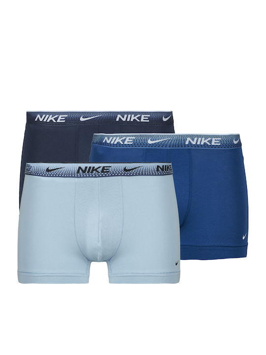 Nike Boxeri Pentru Bărbați Albaștri 3Pack