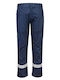Portwest Reflective and Waterproof Work Trousers Navy Blue