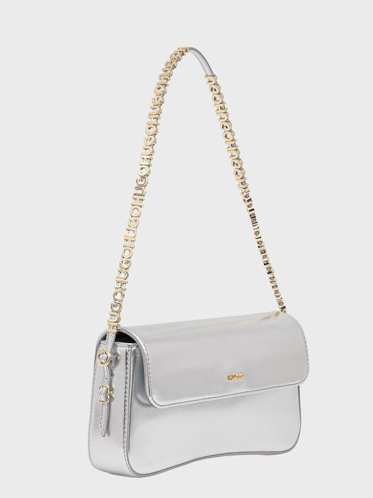 Syndra Damen Schultertasche Silber