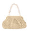 Celestino Γυναικεία Τσάντα Clutch Ψάθινη Μπεζ