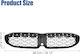 Quarkzman Grill Covers Bmw 3 G20 G21 2019-2023 Chrome Silver Front Grille