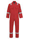 Portwest Work Coveralls Full Body Red
