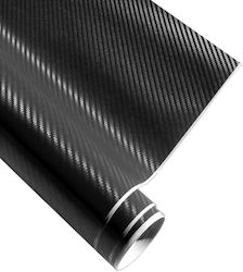 3d Embossed Carbon Self-adhesive Textile Material Wrapping Hard Surfaces Door Panels Dashboard Black Color Size 150 X 100cm