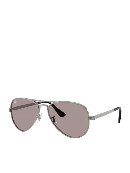 Ray Ban Unisex Sunglasses with Silver Metallic ...