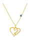 Ios Necklace Eye From Gold Plated Silver