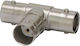 JKG BNC Male To BNC Female Converter Silver 1 Piece 01.100.0117