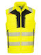 Portwest Pro Men's Waterproof Softshell Work Vest Yellow