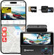 Redtiger VP20 Set Cameră DVR Auto 1440P cu Ecran 3.18" Wi-Fi, GPS și Cameră Marșarier