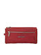 Large Fabric Women's Wallet Red