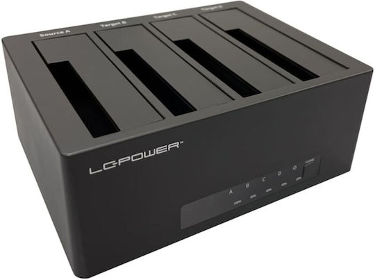 LC-Power Docking Station για Σκληρούς Δίσκους SATA με σύνδεση USB 3.0 (LC-DOCK-U3-4B-V2)