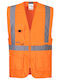 Portwest Men's Work Vest Orange