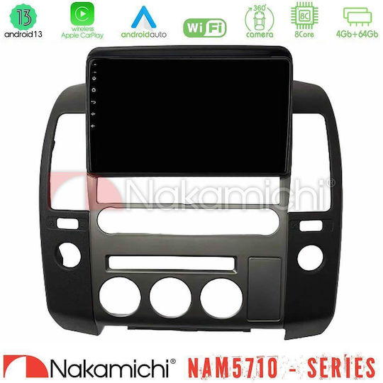 Nakamichi Ηχοσύστημα Αυτοκινήτου για Nissan Navara / Pathfinder 2006-2012 (Bluetooth/USB/WiFi/GPS/Apple-Carplay/Android-Auto) με Οθόνη Αφής 9"