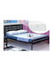 Ibiza Doppelbett Metall Schwarz mit Lattenrost & Matratze 140x200cm