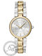 Armani Exchange Γυναικείο Ρολόι 34mm Μπαταρίας με Ροζ Χρυσό Μεταλλικό Μπρασελέ