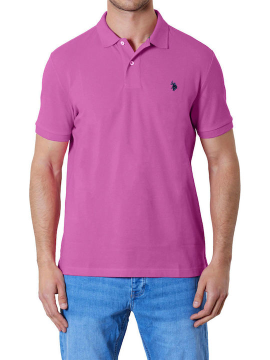U.S. Polo Assn. Assn Polo Short Sleeve Fuchsia ...