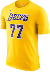 Nike Los Angeles Lakers NBA Тениска Жълта