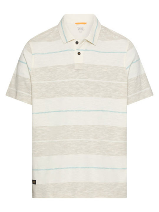 Herrenbluse Kurzarm Beiges Polo