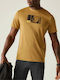Sportliches T-Shirt Senfgelb