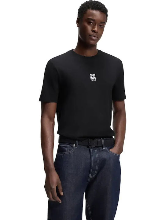 Hugo Kurzarm T-Shirt Schwarz