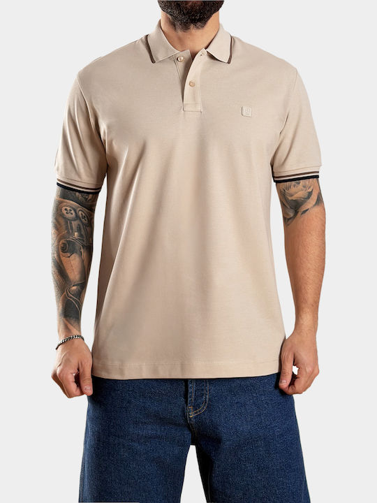 Arma Polo Short Sleeve Blouse Light Beige