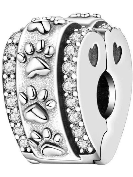 Charmy Charm with Stones from Silver with Zircon