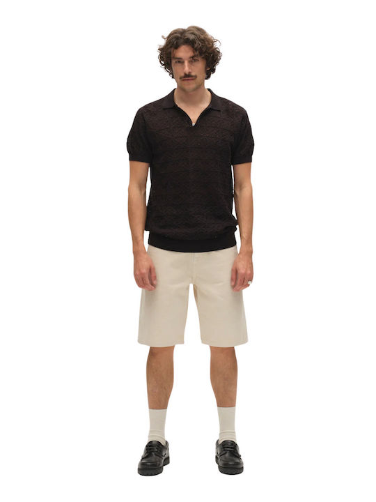 Gabba Polo Μπλούζα Κοντομάνικη Black