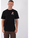 T-shirt Μαύρο
