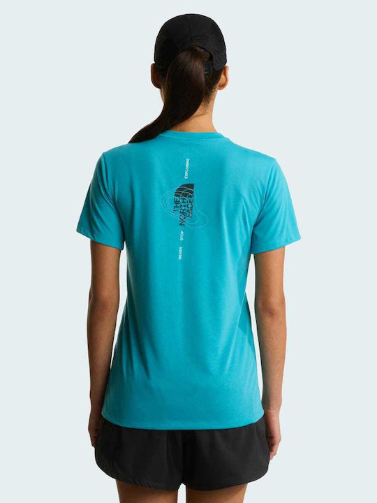 Γυναικείο T-shirt Τιρκουάζ
