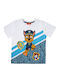 Kids Short-Sleeved White Blouse Paw Patrol