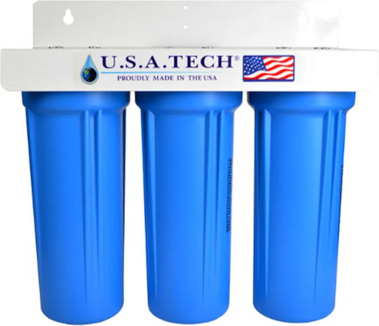 USA Tech Συσκευή Φίλτρου Νερού Τριπλή Κάτω Πάγκου 5-0047