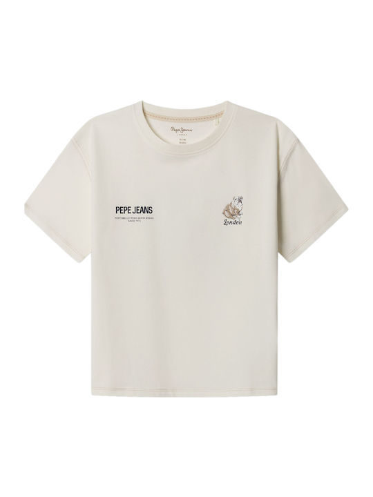 Pepe Jeans Παιδική Μπλούζα Κοντομάνικη Mousse W...