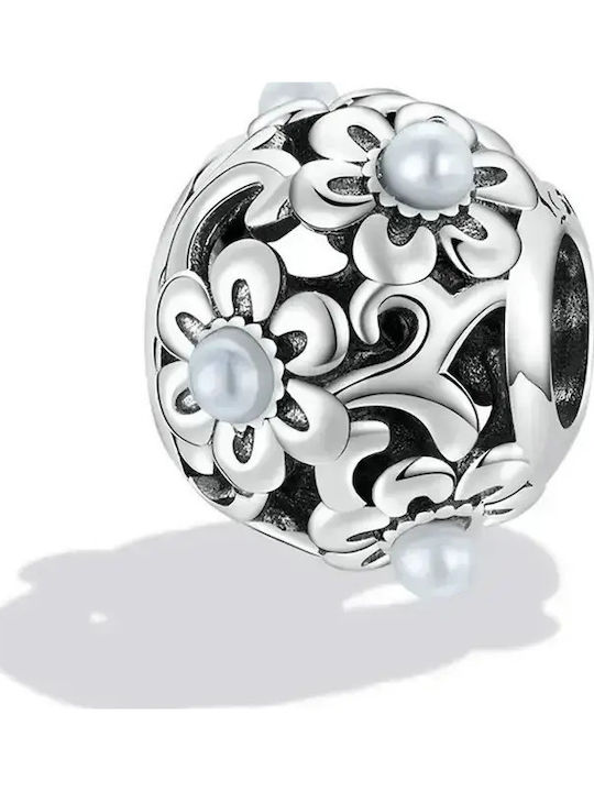 Silver me Charm with Stones with Stones from Silver ABR0935