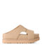 Goldenstar Leather Women's Flat Sandals Flatforms Sand