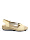 Leather Women's Anatomic Sandals Beige