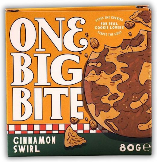 One Big Bite Biscuiți Vârtej De Scorțișoară 80gr