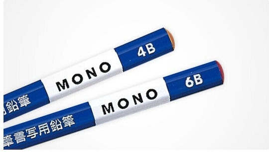 Tombow Wooden Pencils Mono Km-kks Core 3mm 12pcs 4901991015751 Nibs 6b