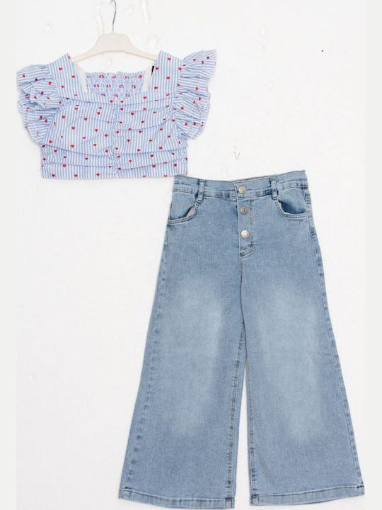 Restart for kids Kids Set with Pants Blue 2pcs