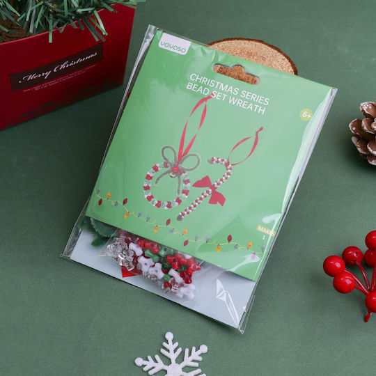 Diy Christmas Series Bead Set for Making a Wreath