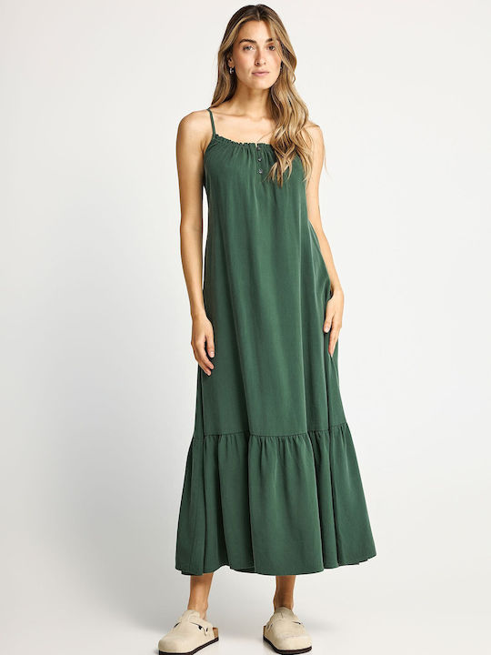 Funky Buddha Dress All Day Green