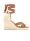 Summer Women's Platform Espadrilles Style Brown