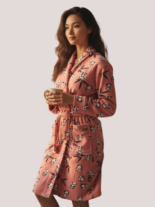 Asel Robe Roz De Iarnă Pentru Femei