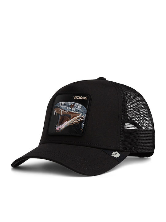 Jockey Hat Vicious Snake Black Goorin Bros