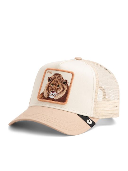 Jockey King Trucker Lion Beige Goorin Bros