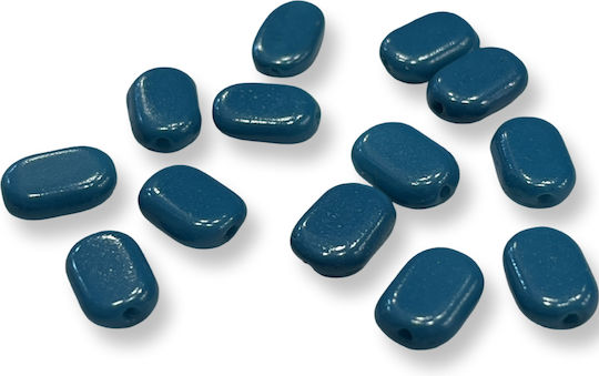 Glass Bead Flat 10*7*3mm 50 Pieces