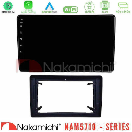 Nakamichi Car Audio System for Jeep Commander Grand Cherokee Patriot Dodge Nitro 2005-2011 Bluetooth USB Wi-Fi GPS Apple CarPlay Android Auto with 10 Inch Touch Screen